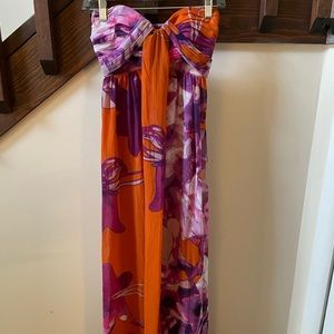 Jessica Simpson floral maxi dress